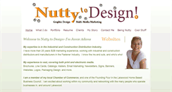 Desktop Screenshot of nuttytodesign.com